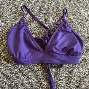 Purple athleta bikini top